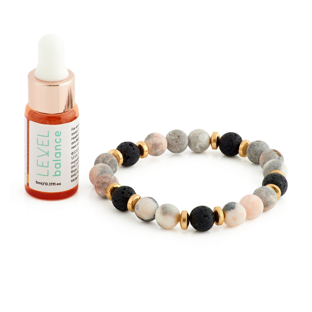 Lava Bead Aromatherapy Bracelet Balance LEVEL Wellbeing – SMUG