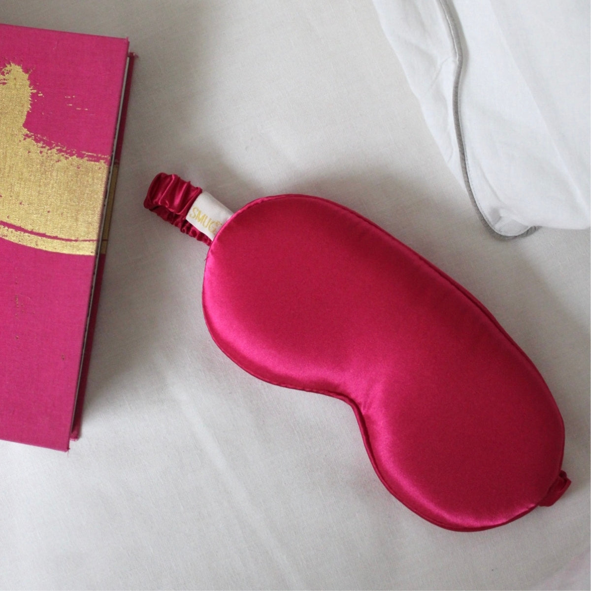 Cloud Padded Satin Sleep Mask - Scarlett Print