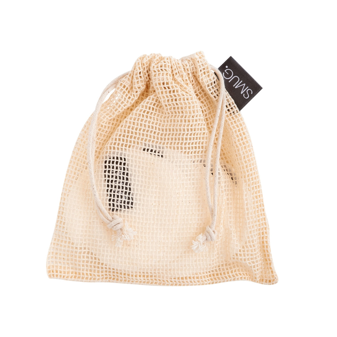 Eco-Friendly Reusable Cleanse Pads for Everyday Skincare products in bag image