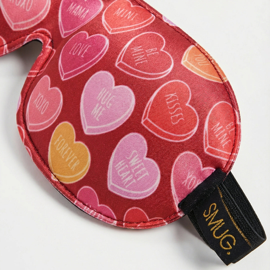 Contoured 3D Blackout Sleep Mask – Heart Sweets