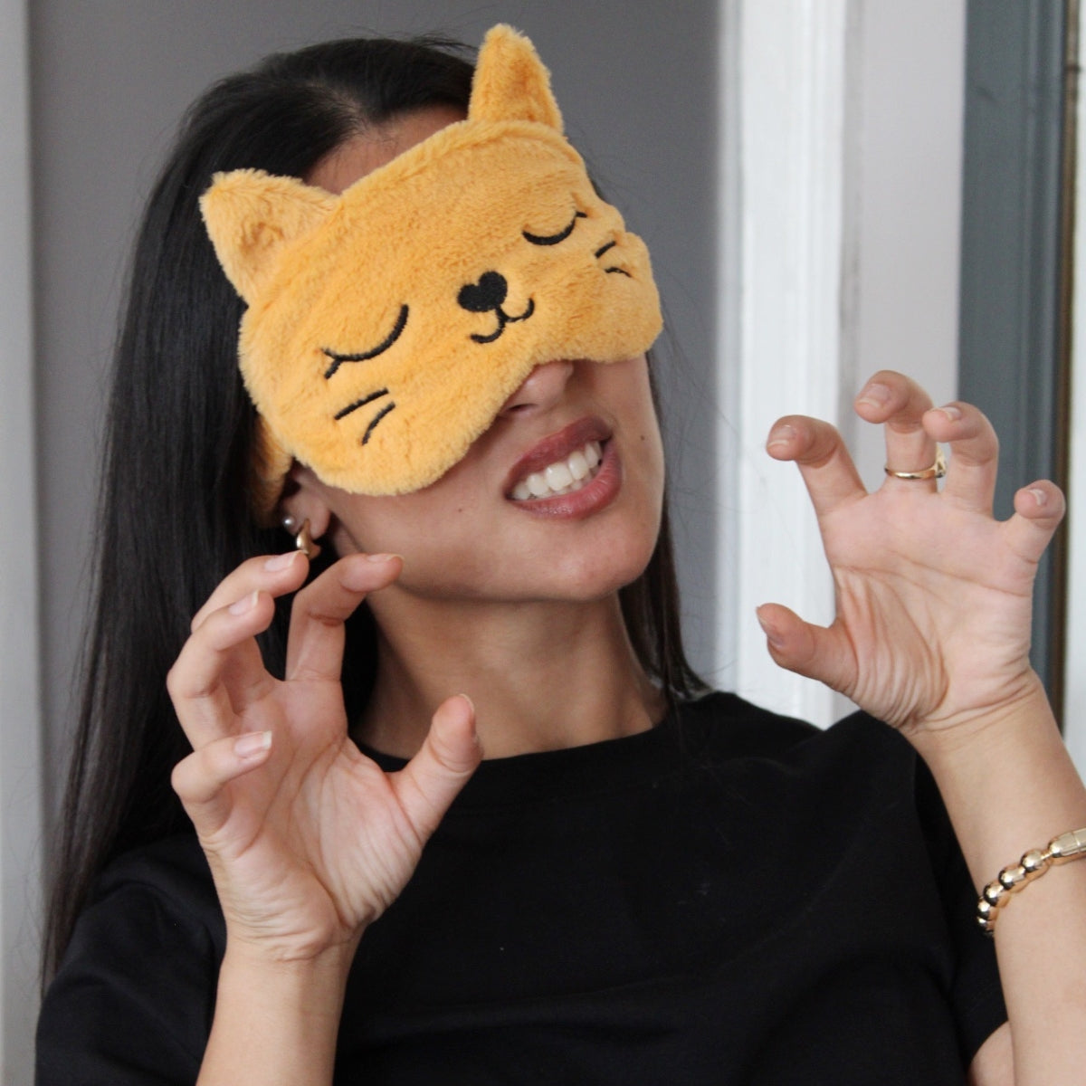 Halloween Novelty Plush Sleep Mask - Cat
