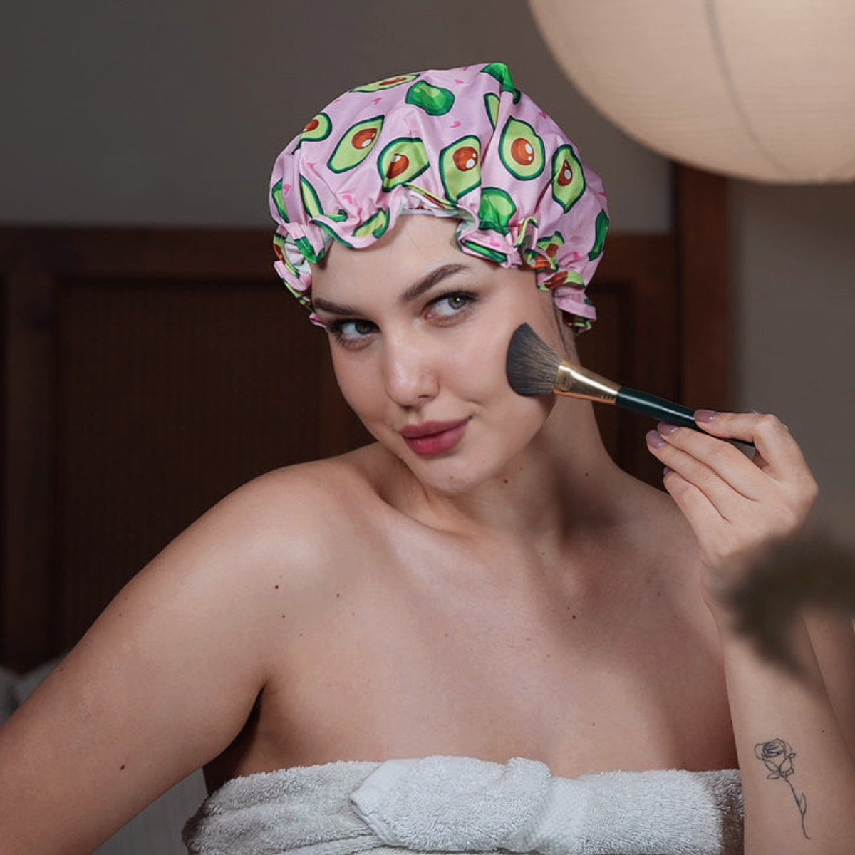 Shower Cap - Avocado Print