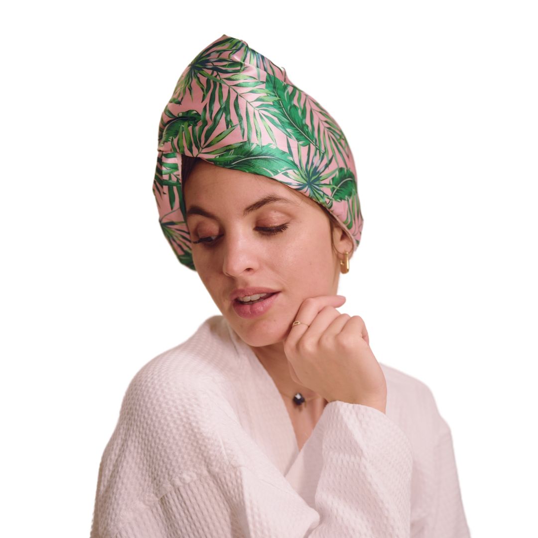 Quick Dry Satin Hair Towel Turban product image