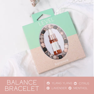 Lava Bead Aromatherapy Bracelet Set - Balance & Happiness