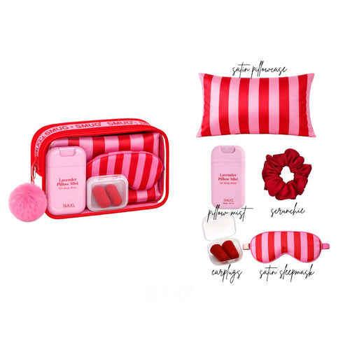 Sleep On The Go Gift Set, Red
