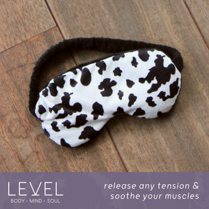 Lavender Deep Pressure Therapy Eye Mask - Cow Print