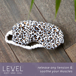 Lavender Deep Pressure Therapy Eye Mask - Leopard Print