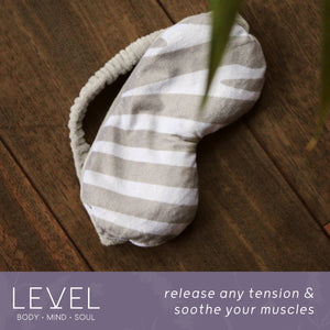 Lavender Deep Pressure Therapy Eye Mask - Zebra Print