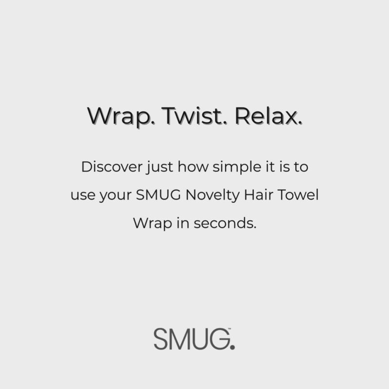 Novelty Hair Towel Wrap, Doggy