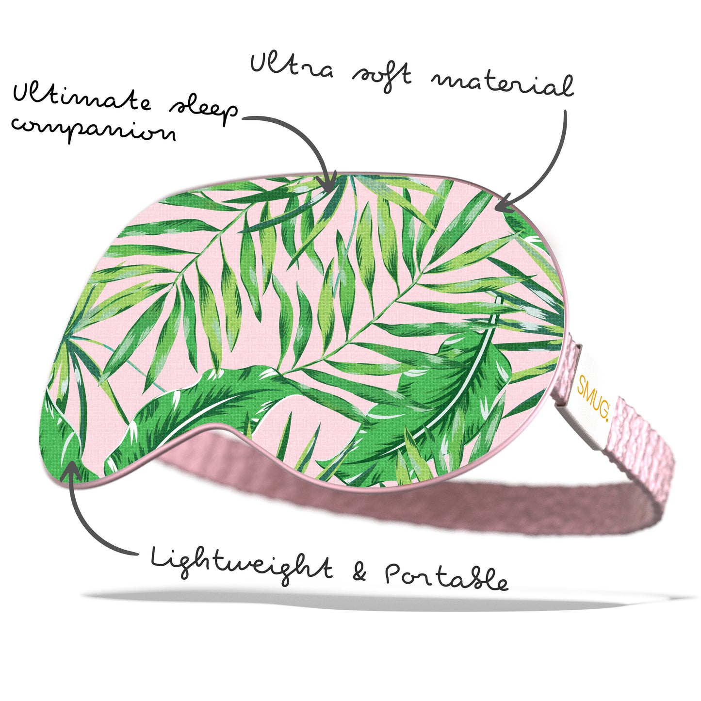 Satin Sleep Mask - Palm Print