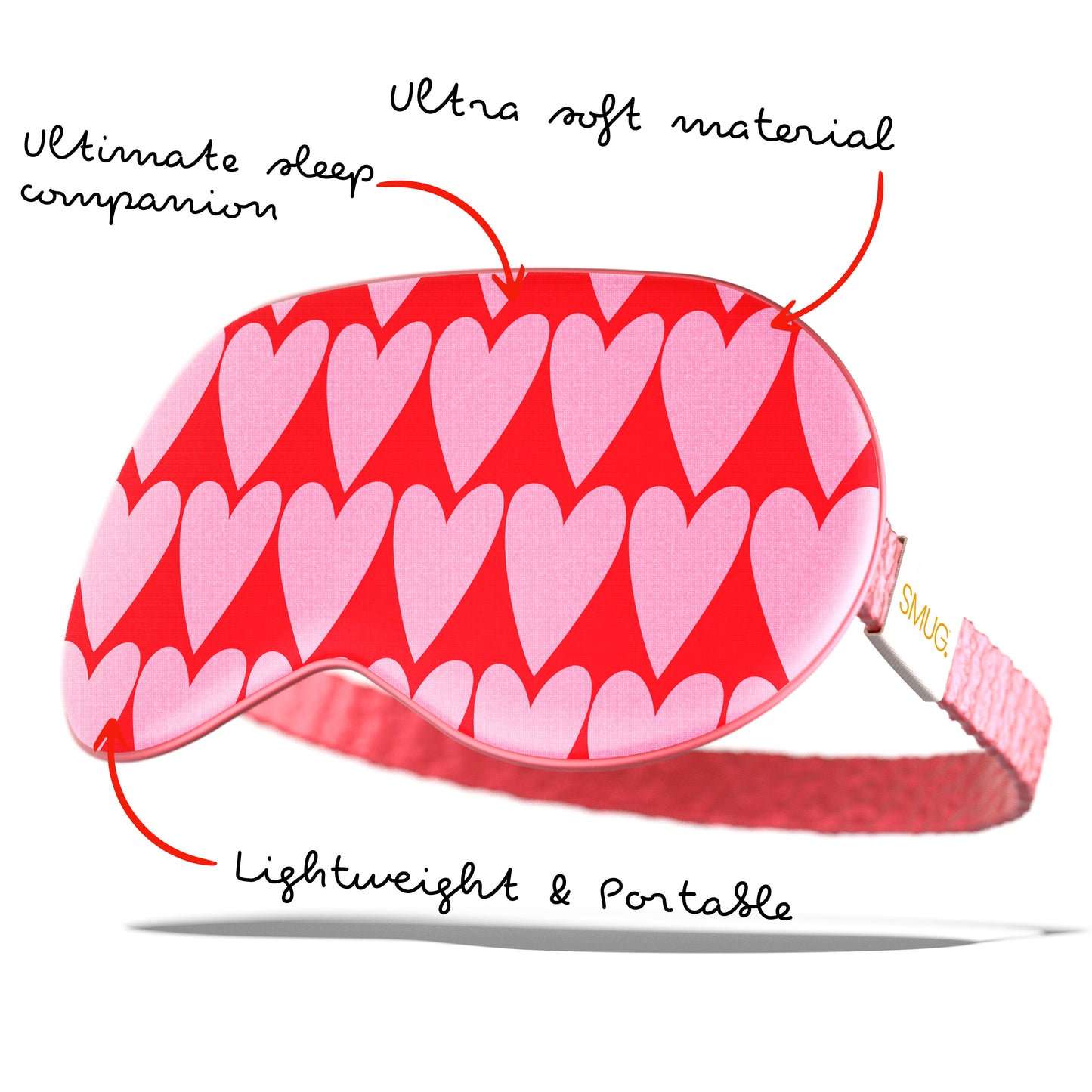 Satin Sleep Mask - Longheart Print