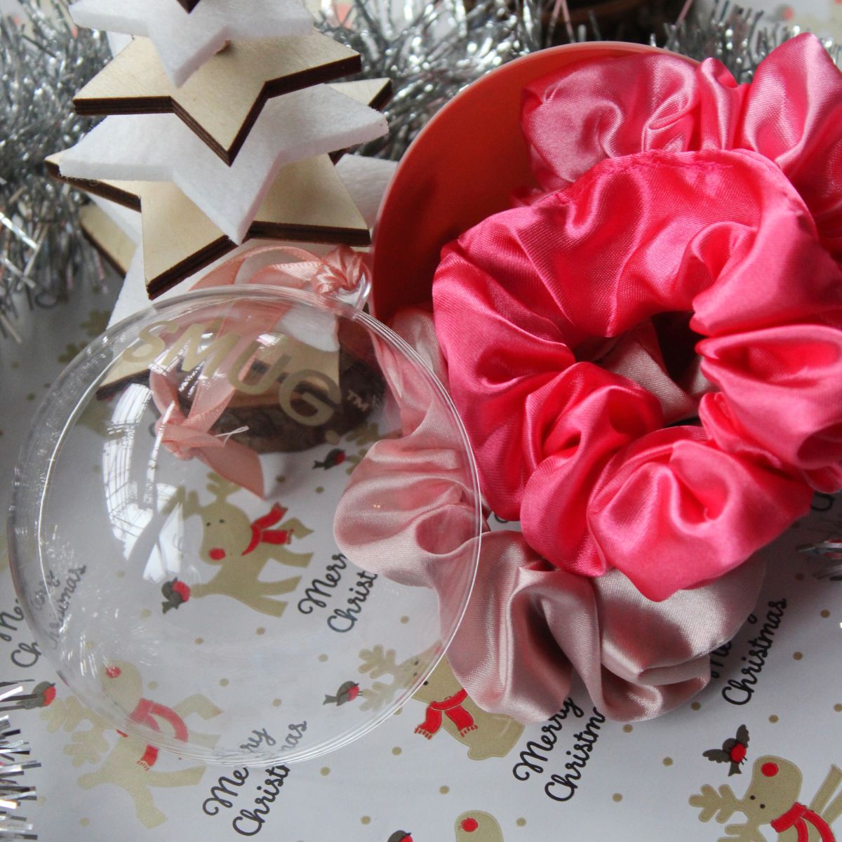 Hair Scrunchie Christmas Bauble