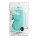 Cloud Padded Satin Sleep Mask - Aqua