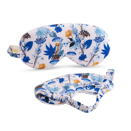 Cloud Padded Satin Sleep Mask - Cornflower