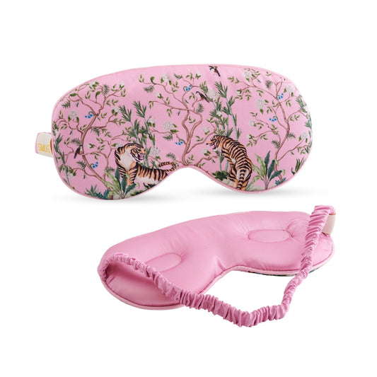 Cloud Padded Satin Sleep Mask - Tiger