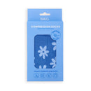 Compression Socks, Blue Flowers