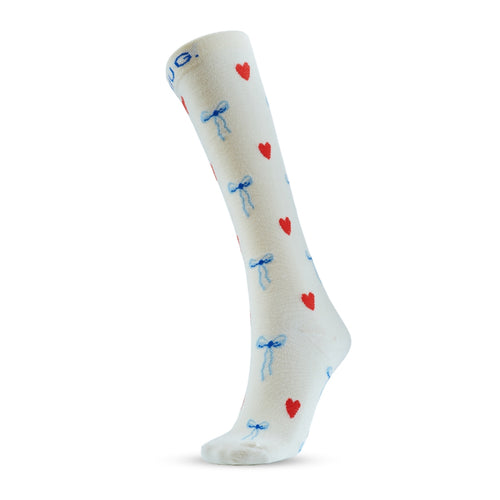 Compression Socks, Bows & Hearts