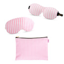 Contoured & Satin Sleep Mask Double Pack & Accessories Bag Set - Various Prints