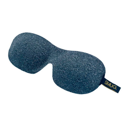 Contoured 3D Blackout Sleep Mask - Dark Grey Marl