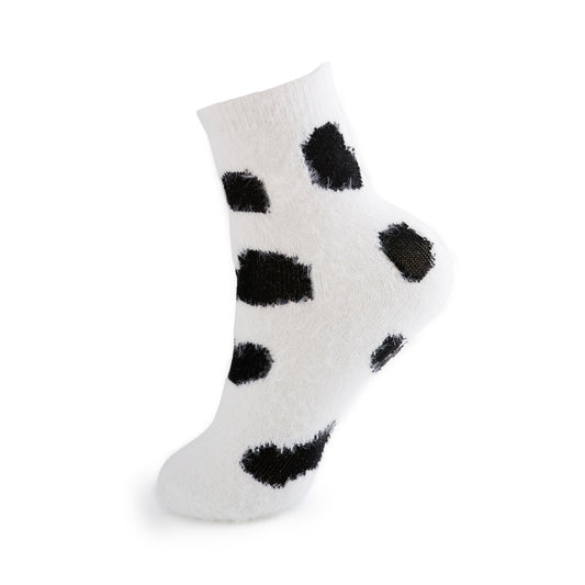 Cosy Cuddle Socks, Cow Print