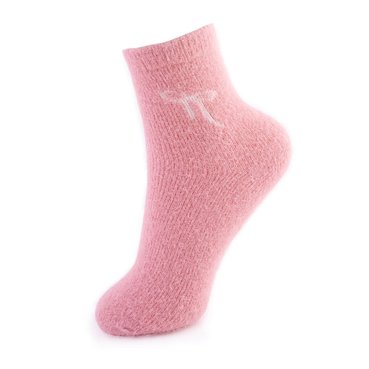 Cosy Cuddle Socks, White Bows
