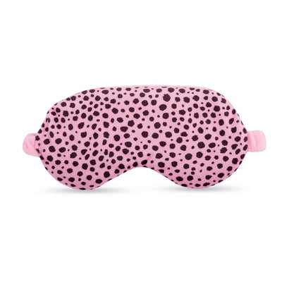 Lavender Deep Pressure Therapy Mask - Pink Dalmatian Print