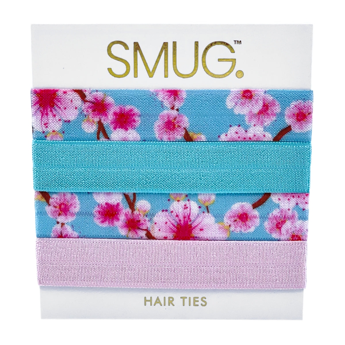 Hair Ties Set - Cherry Blossom Print