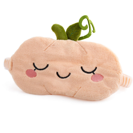 Halloween Novelty Plush Sleep Mask - Pumpkin