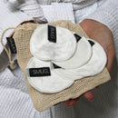 Reusable Bamboo Cotton Cleanse Pads with Mesh Wash Bag