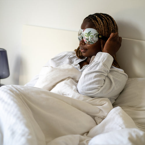 Contoured 3D Blackout Sleep Mask - Jungle Print