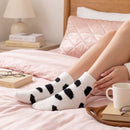 Cosy Cuddle Socks, Cow Print