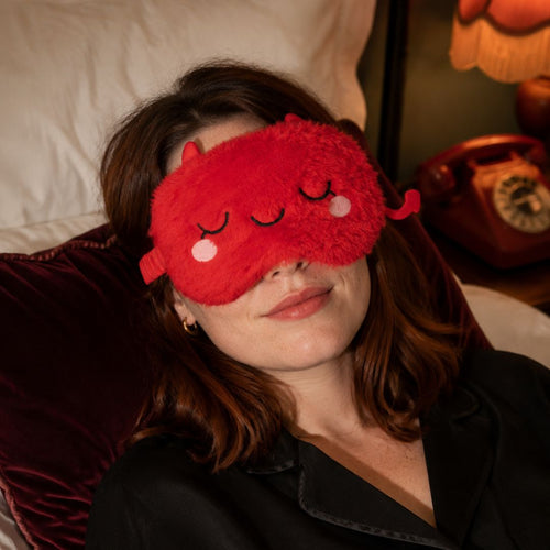 Halloween Novelty Plush Sleep Mask - Devil