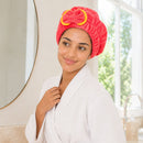 Microfibre Hair Towel Cap, Hot Pink