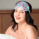 Satin Sleep Mask - Cherry Blossom Print