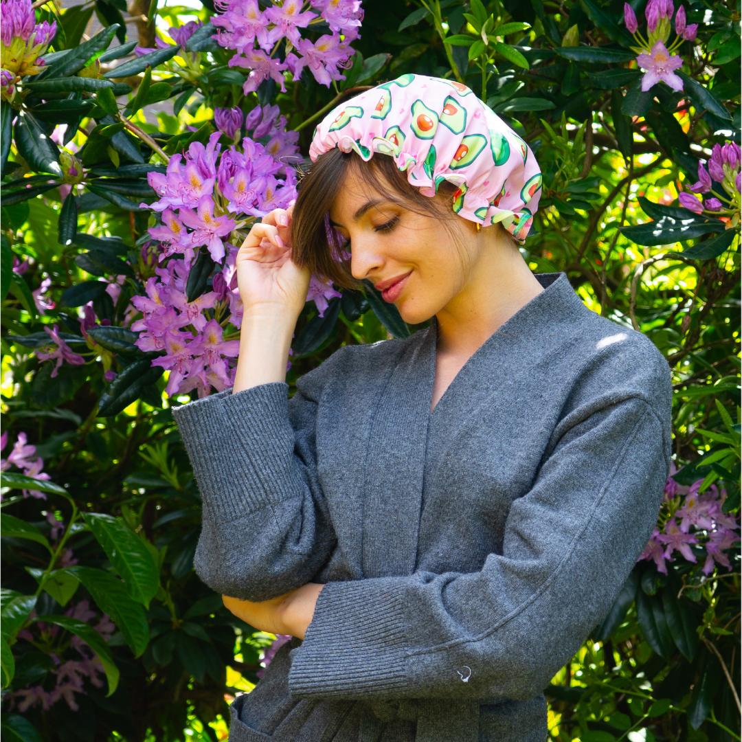 Shower Cap - Avocado Print