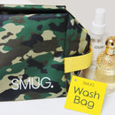 Wash Bag - Green Camo Print