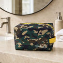 Wash Bag - Green Camo Print