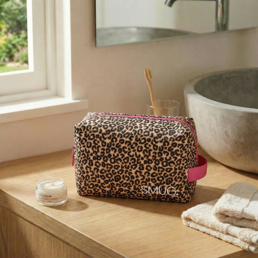 Wash Bag - Leopard Print