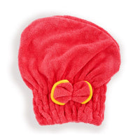Microfibre Hair Towel Cap, Hot Pink