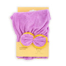 Microfibre Hair Towel Cap, Lilac