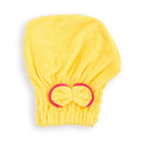 Microfibre Hair Towel Cap, Yellow