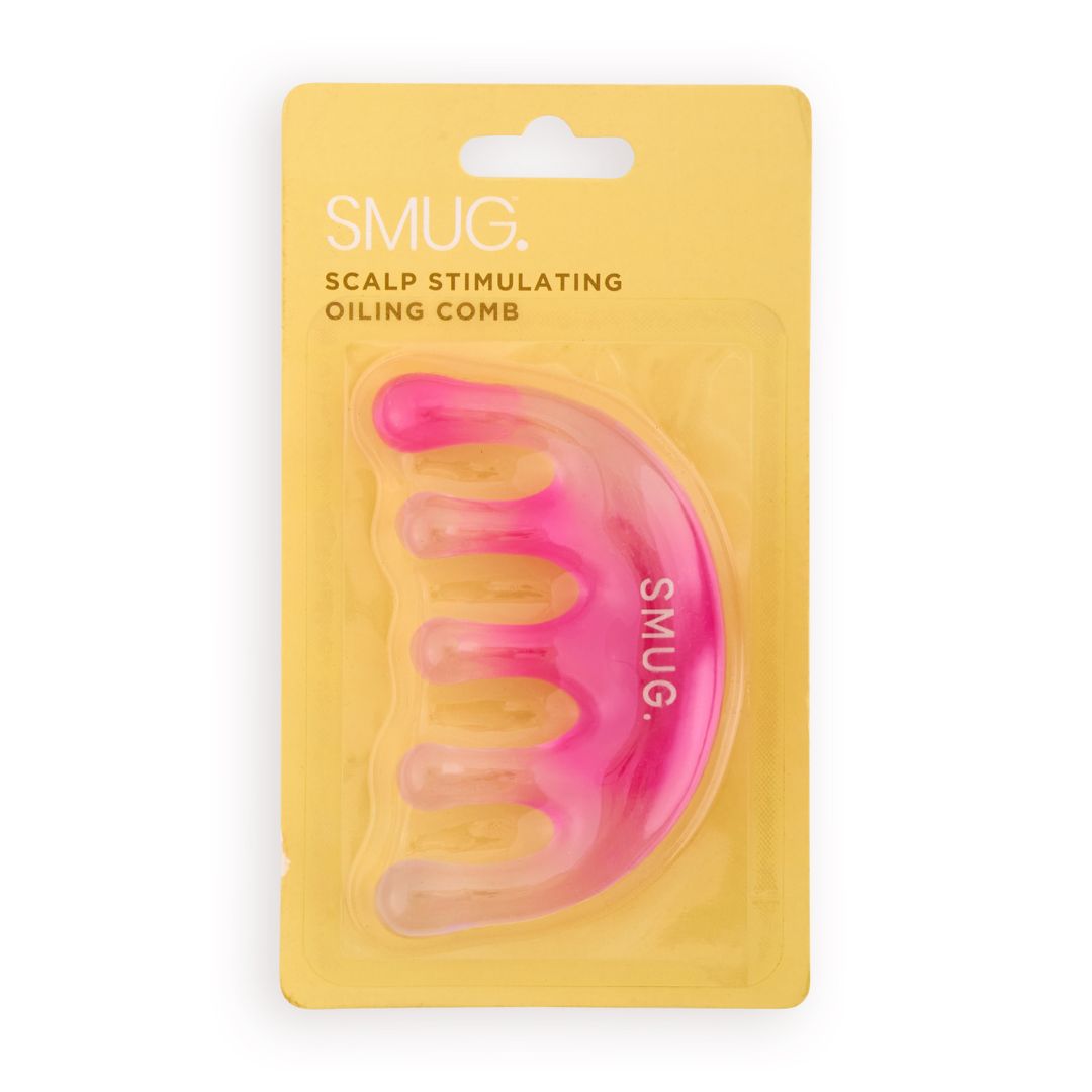 Scalp Stimulating Hair Oiling Comb - Pink