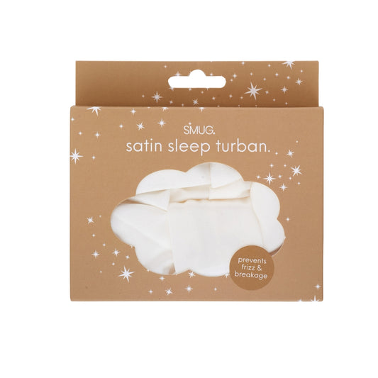 Satin Sleep Turban, Cloud