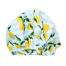 Satin Sleep Turban, Lemon Stripe