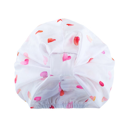 Satin Sleep Turban, Loveheart