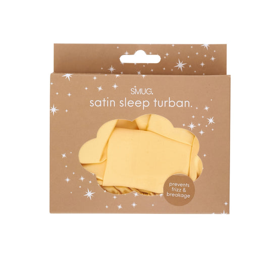 Satin Sleep Turban, Vanilla