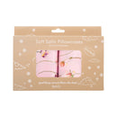 Soft Satin Pillowcase Set, Blush Meadow
