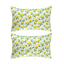 Soft Satin Pillowcase Set, Lemon Stripe