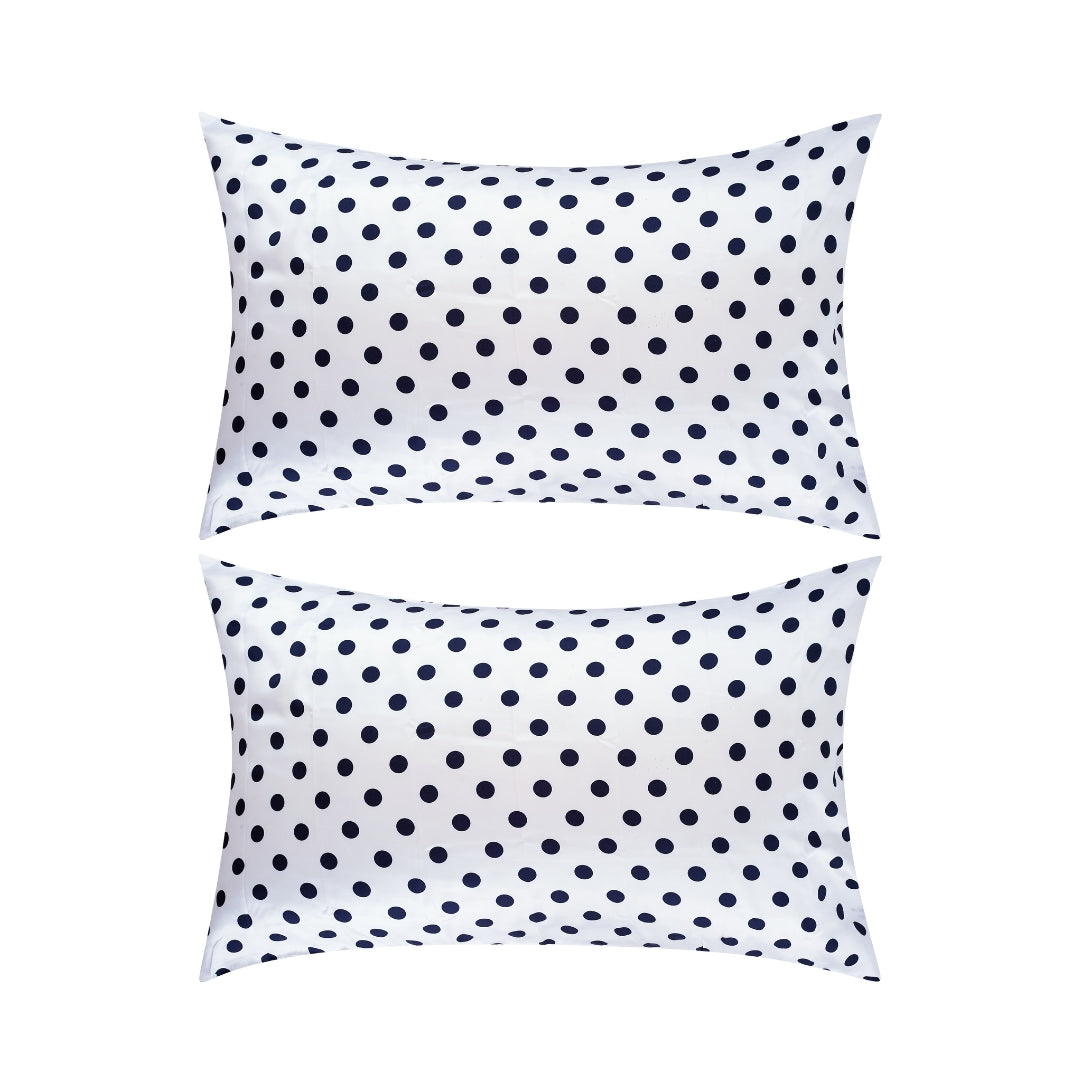 Soft Satin Pillowcase Set, Pin-Up Polka Dot