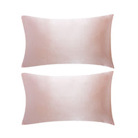 Satin Pillowcases Set - Pink